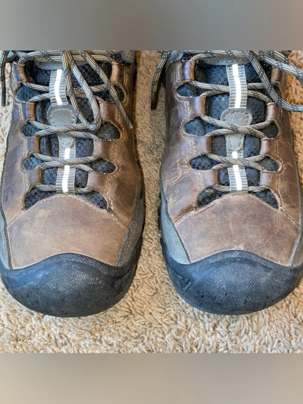 Keen Targhee III Waterproof Hiking Shoe Mens 11.5 Brown Leather Gorpcore Trail